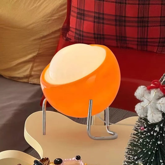 Orange Creamy-Style Table Lamp
